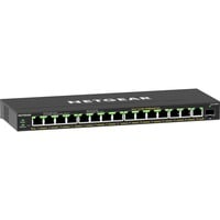 Netgear GS316EPP , Switch Noir, Géré, Gigabit Ethernet (10/100/1000), Full duplex, Connexion Ethernet, supportant l'alimentation via ce port (PoE)