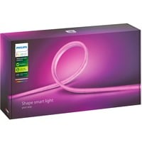 Philips Hue Lightstrip extérieur 5 mètres, Bande LED Philips Hue White and Color ambiance Lightstrip extérieur 5 mètres, Eclairage intelligent par bande, ZigBee, Blanc, LED, Silicone, Ampoule(s) non remplaçable(s)