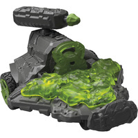 Schleich ELDRADOR CREATURES Jet de Pierre rétrofriction avec Mini Creature, Figurine Action/Aventure, 6 an(s), Vert, Gris