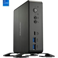 Shuttle XPC Nano PC NC40U7, Intel Core i7-1255U, 1x HDMI, 1x DP,1xUSB-C/DP, 6x USB3.2, 1x 2.5" bay, 2x M.2, 1x LAN, RAID, fonctionnement permanent 24/7, attaches VESA, Barebone Noir, Intel Core i7-1255U, 1x HDMI, 1x DP,1xUSB-C/DP, 6x USB3.2, 1x 2.5" bay, 2x M.2, 1x LAN, RAID, fonctionnement permanent 24/7, attaches VESA, 0.84L sized PC, Mini PC type barebone, Intel SoC, DDR4-SDRAM, PCI Express, Série ATA III, 65 W