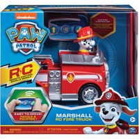 Spin Master Paw Patrol - Véhicule de pompiers de Marshall, Voiture télécommandée Rouge/Argent