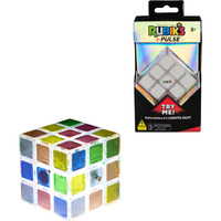 Spin Master Rubik's Cube, Cube Pulse, Casse-tête lumineux pour adultes et cubeurs rapides, résoudre le cube avant que les lumières ne s'éteignent, casse-tête et jouet à manipuler complexe pour enfants à partir de 8 ans, Jeu d'adresse Rubik’s Cube, Cube Pulse, Casse-tête lumineux pour adultes et cubeurs rapides, résoudre le cube avant que les lumières ne s'éteignent, casse-tête et jouet à manipuler complexe pour enfants à partir de 8 ans, Rubik's cube, 8 an(s)