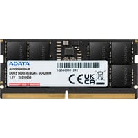 ADATA AD5S56008G-S, Mémoire vive Noir