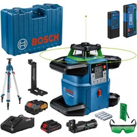 Bosch BOSCH GRL 650 CHVG Set +BT COFFER, Laser rotatif Bleu, 70 m, 1,5 mm/m, 360°, 650 m, 600 tr/min, horizontale/verticale