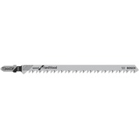 Bosch Lames de scie sauteuse T 344 DF Speed for Hard Wood, Lame de scie Lames de scie sauteuse, Bois dur, Panneau laminé, Panneau, Bois tendre, Bimétal, Noir, Gris, 4 mm, 10 cm
