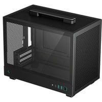 DeepCool CH160 boîtier mini tower Noir | 2x USB-A | 1x USB-C | Verre Trempé