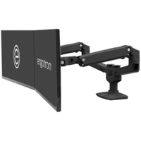 Ergotron LX Dual Side-by-Side, Support de moniteur Noir