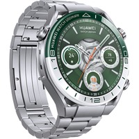 Huawei WATCH Ultimate 3,94 cm (1.55") AMOLED 48 mm Numérique 466 x 466 pixels Acier inoxydable GPS (satellite), Smartwatch Argent/Vert, 3,94 cm (1.55"), AMOLED, 32 Go, GPS (satellite), 76 g