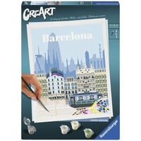 Ravensburger CreArt - Barcelone colorée, Peinture 