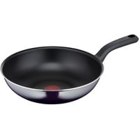 Tefal Resist D52619 Wok/Poêle à frire Rond Noir, Rond, Wok/Poêle à frire, Noir, Titane, 175 °C, Aluminium