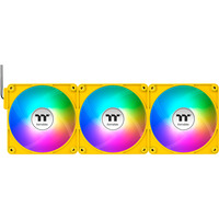 Thermaltake CT140 EX ARGB Sync PC Cooling Fan Bumblebee ventilateurs de boîtier Jaune, 3 pièces, 140 x 140 x 25 mm, PWM