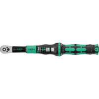 Wera Clé dynamométrique avec carré traversant Click-Torque Lock A 6 R/L Noir/Vert