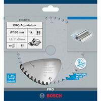 Bosch 2 608 837 754 lame de scie circulaire 13,6 cm 1 pièce(s) Métal, 13,6 cm, 22 cm, 1,1 mm, 11000 tr/min, 1,6 mm