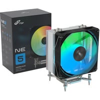 FSP NE5 Refroidisseur CPU RGB  Noir, Ventilateur, 12 cm, 800 tr/min, 1600 tr/min, 28 sone, Noir