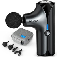 Renpho Mini-pistolet, Appareil de massage Noir