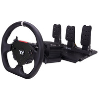 Thermaltake G15 Volant de course à entraînement direct avec pédales Bundle, Kit de simulateurs Noir