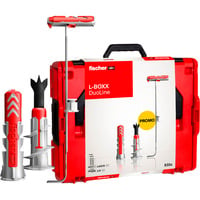 fischer Action L-BOXX 102 DuoLine, Cheville Gris clair/Rouge