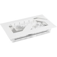 Alphacool Apex Distroplate VPP/D, Watercooling Blanc/transparent