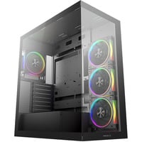 DeepCool CG580 4F V2 boîtier midi tower Noir | 2x USB-A | 1x USB-C | RGB | Verre Trempé