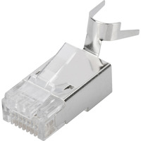 Digitus Connecteurs modulaires CAT.6a pour câble rond, blindés, 100 pièces, Prise de courant 