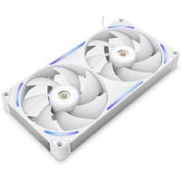 NZXT Ventilateur Performance F280X ventilateurs de boîtier RGB  Blanc, 2 pièces, 280 x 140 x 30 mm, PWM