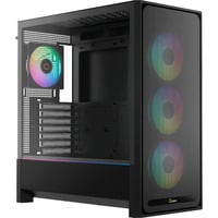 Ocypus Delta C70 ARGB boîtier midi tower Noir | 2x USB-A | 1x USB-C | RGB | Verre trempé