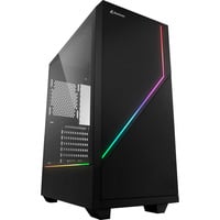 Sharkoon RGB FLOW Reconditionné boîtier midi tower Noir | 3x USB-A | RGB | Window