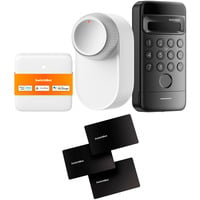 SwitchBot Lock Ultra Vision Combo, Bundle Blanc
