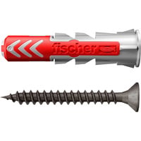 fischer Cheville DuoPower 6x30 S Gris clair/Rouge