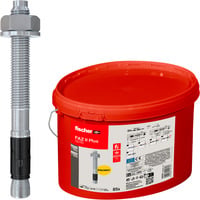fischer Cheville à boulon FAZ II Plus 12/10 en seau Argent