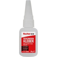 fischer GOW Colle cyanoacrylate, 20g Transparent