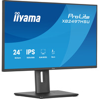 iiyama ProLite XB2497HSU-B1 23.8" Moniteur Noir (Mat), 1x DisplayPort, 1x HDMI, 2x USB-C, 2x USB-A, 120 Hz, 60,5 cm (23.8"), 1920 x 1080 pixels, Full HD, LED, 4 ms, Noir