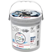 Bosch Disque de coupe pour acier inoxydable et métal, Ø 125 mm, 100 pièces dans un seau 