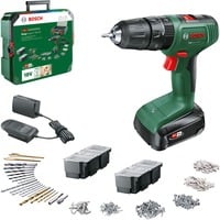 Bosch Perceuse-visseuse à percussion sans fil EasyImpact 18V-40 + SystemBox, Perceuse/visseuse Vert/Noir