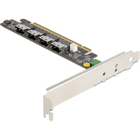 DeLOCK Carte PCI Express x16 vers 4 x interne SFF-8654 4i NVMe 