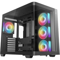 DeepCool CG530U 4F boîtier midi tower Noir | 2x USB-A | 1x USB-C | RGB | Verre Trempé