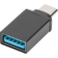 Digitus Adaptateur USB Type-C, Type-C - A Noir