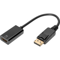 Digitus Adaptateur / Convertisseur 4K DisplayPort vers HDMI Noir