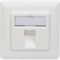 Digitus Boîtier vide pour modules Keystone, 1x RJ-45, Boîte de jonction Blanc