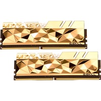 G.Skill Trident Z Royal F4-3600C14D-32GTEGA module de mémoire 32 Go 2 x 16 Go DDR4 3600 MHz, Mémoire vive Or, 32 Go, 2 x 16 Go, DDR4, 3600 MHz, 288-pin DIMM
