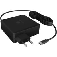 ICY BOX IB-PS101-PD chargeur Noir, 1x USB-C, 1x USB-A