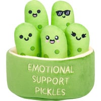 Cornichons de soutien émotionnel, Peluche