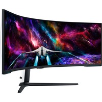 Samsung G95NC écran plat de PC 144,8 cm (57") 7680 x 2160 pixels Dual UHD QLED Blanc 8K UHD Moniteur UltraWide gaming  Blanc/Noir, 144,8 cm (57"), 7680 x 2160 pixels, Dual UHD, QLED, 1 ms, Blanc