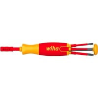 Wiha Tournevis avec magasin de embouts LiftUp electric Rouge/Jaune