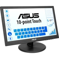 ASUS Touch VT169HE écran plat de PC 39,6 cm (15.6") 1920 x 1080 pixels Full HD LED Écran tactile Dessus de table Noir Moniteur Noir, 1x HDMI, 1x VGA, 39,6 cm (15.6"), 1920 x 1080 pixels, Full HD, LED, 5 ms, Noir