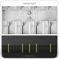 Ansmann 1001-0093 chargeur de batterie Pile domestique CC Blanc/Noir, Hybrides nickel-métal (NiMH), AA, AAA, C, D