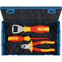 Bosch Set d'outils manuels PRO dans L-BOXX Mini, 3 pièces Bleu