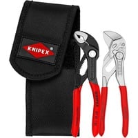 KNIPEX Jeu de mini-outils dans la ceinture à outils, Set de pinces Rouge/Noir