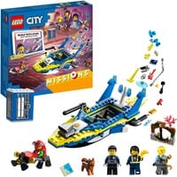 LEGO City - Missions des détectives de la police sur l’eau, Jouets de construction 60355