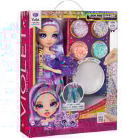 MGA Entertainment Rainbow High Rainbow Shimmers with Slime Fashion Doll - Violet (purple), Poupée Rainbow High Rainbow Shimmers with Slime Fashion Doll - Violet (purple), Poupée mannequin, Femelle, 4 an(s), Garçon/Fille, 280 mm, Multicolore